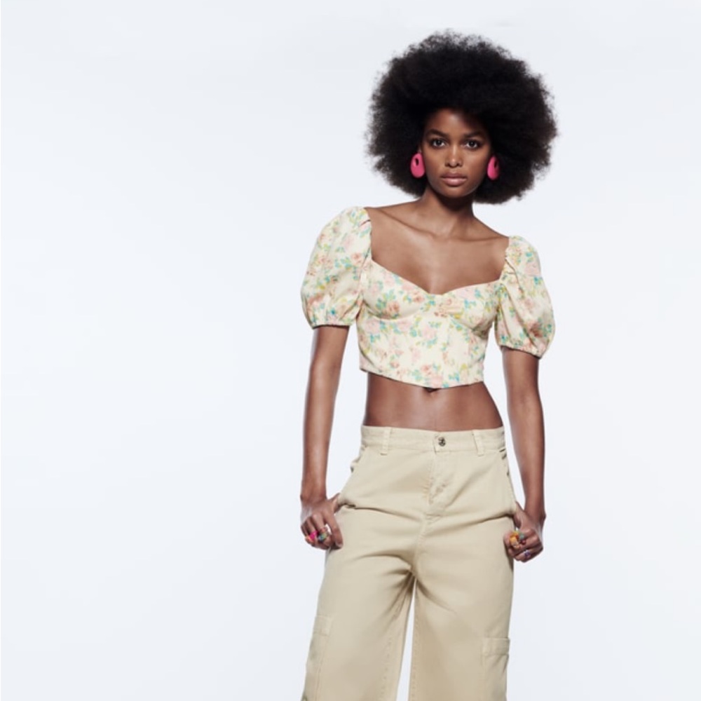 Zara Floral Printed top
